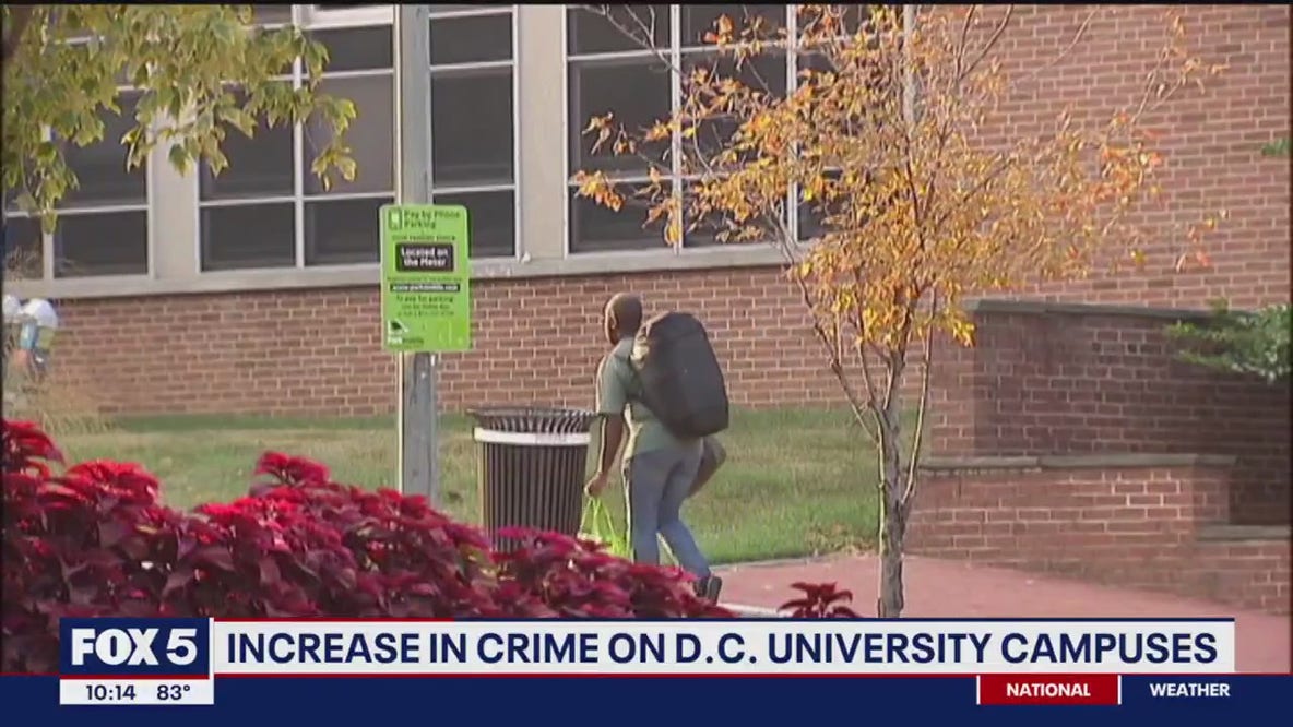 Rise in crime on DC university campus